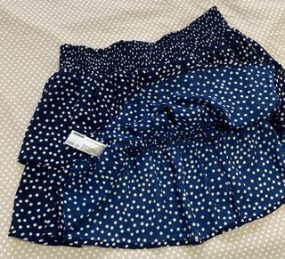 Falda volantes mini lunares