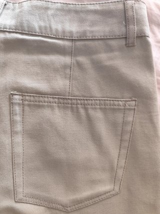 Falda pantalón beige