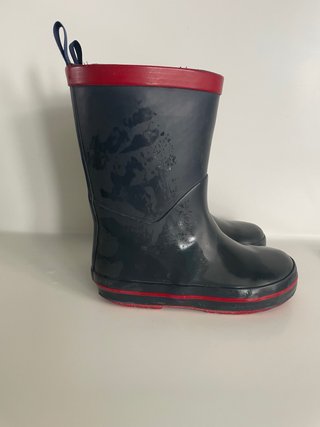 Botas de agua niño OTS azul y rojo talla 25