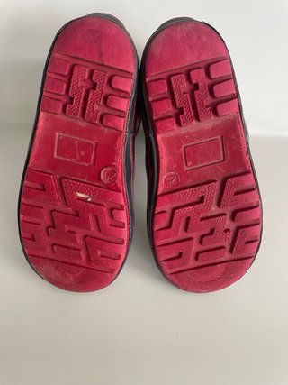 Botas de agua niño OTS azul y rojo talla 25