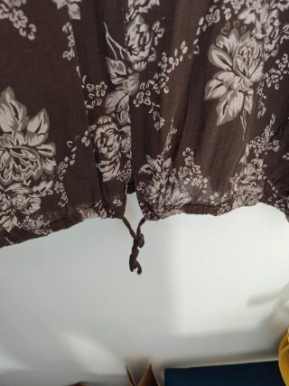 Blusa estampada manga larga