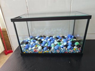 Pecera de cristal