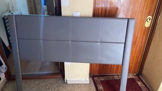Cabecero Cama 135cm Polipiel Gris Negociable!