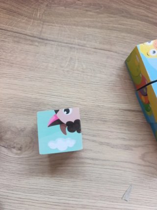 Puzzle cubos animales infantiles