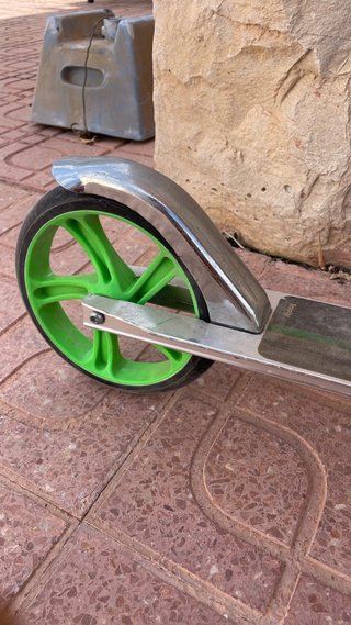 Patinete infantil plegable verde