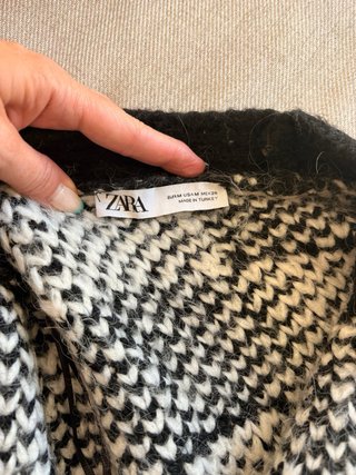 Chaqueta oversized Zara Cuadros M