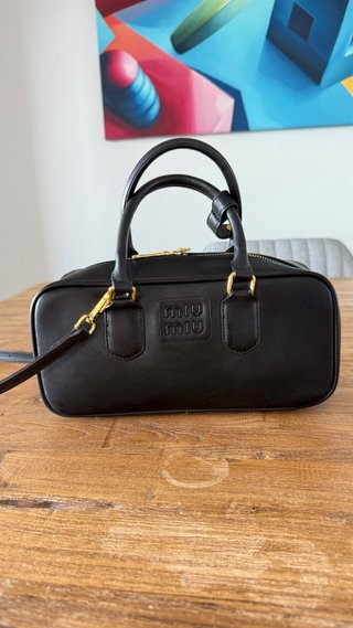 Bolso Miu Miu Negro Piel