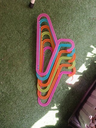 6 Perchas IKEA Niños Plástico