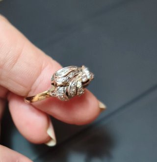 Anillo Antiguo Oro 18k