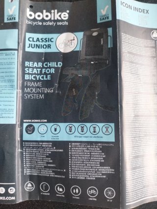 Silla bici porta junior Bobike