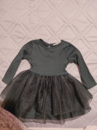 Vestido tutú niña manga larga