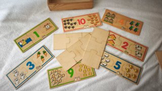 Puzzle de madera números