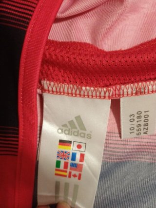 Camiseta Adidas ClimaCool Roja y Negra