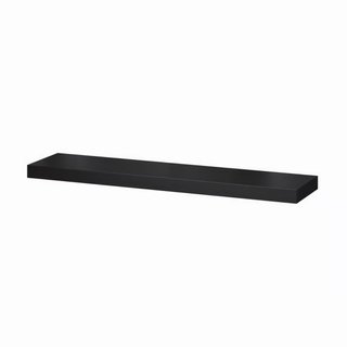 Estantería de madera negra