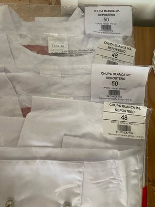 Chaqueta Cocinero/Reposteria Blanca
