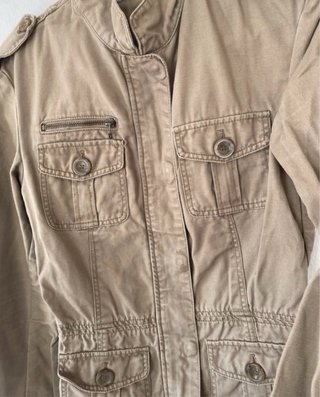 Chaqueta militar beige