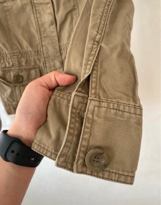 Chaqueta militar beige