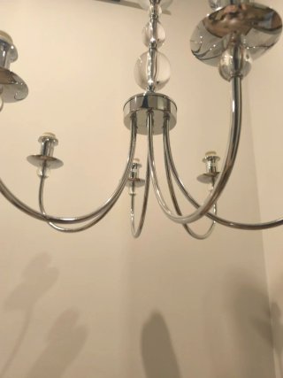Lámpara colgante diseño cristal