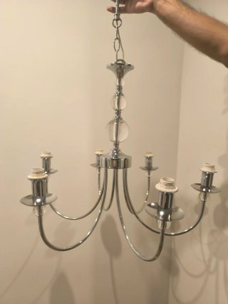 Lámpara colgante diseño cristal