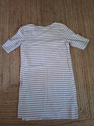 Vestido premamá rayas lactancia Mango Talla M