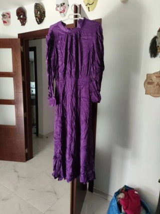 Vestido morado largo