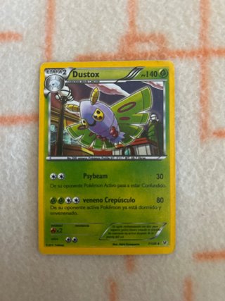 Carta Pokémon Dustox Etapa 2 PV 140