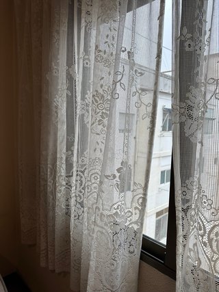 Cortinas caladas de tela