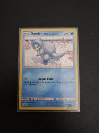 Sandshrew de Alola Pokémon Carta