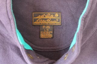 Eddie Bauer Sudadera Vintage Talla L