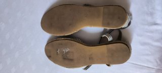 Sandalias Atmosphere Talla 39 Rayas Azul