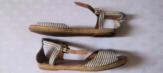 Sandalias Atmosphere Talla 39 Rayas Azul