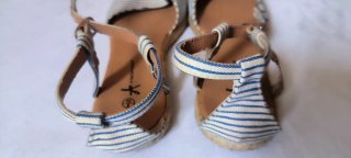 Sandalias Atmosphere Talla 39 Rayas Azul