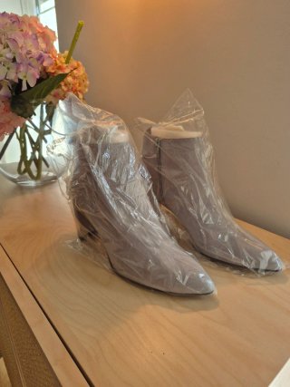 Botines de ante gris Stuart Weitzman