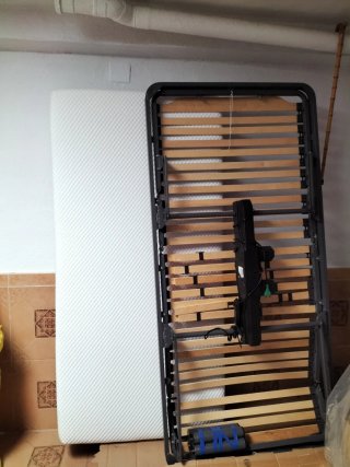 Cama articulada eléctrica con mando y colchón