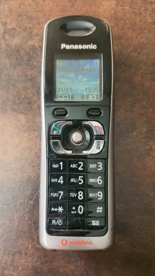 Teléfono Inalámbrico Panasonic Negro/Plata