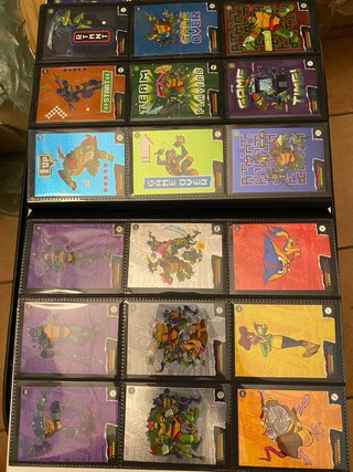 Set Completo 225 Carte Teenage Mutant Ninja Turtle
