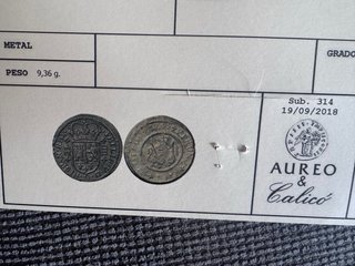 Moneda 4 Maravedís 1719 Felipe V