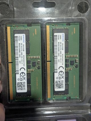 16GB Samsung RAM DDR5 SODIMM 4800MHz 1.10V
