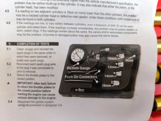 Manómetro de compresión motor