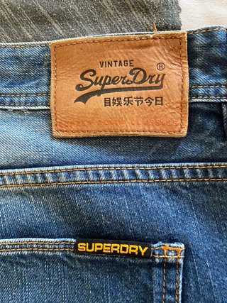 Bermudas Vaqueras Superdry Hombre Talla XL