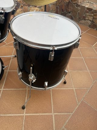 Batería Acústica Completa Negra