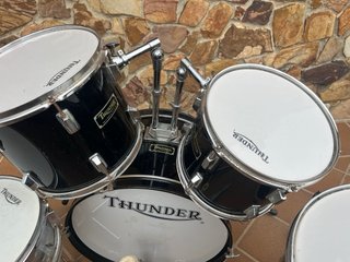 Batería Acústica Completa Negra