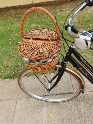 Bicicleta Paseo Canellini Cesta Mimbre