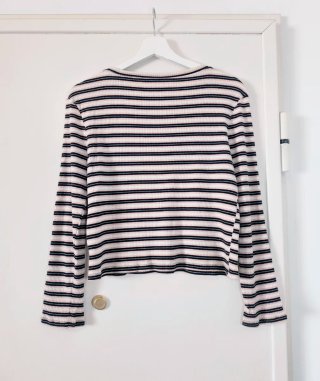 Camiseta H&M rayas manga larga L