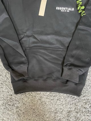 Sudadera Essentials Talla S Negra