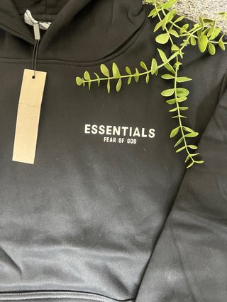 Sudadera Essentials Talla S Negra