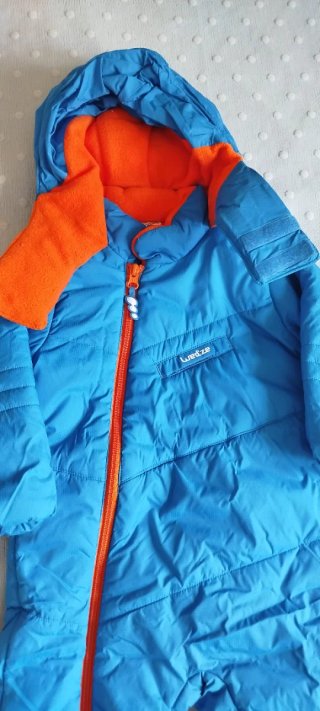Buzo Nieve Azul Naranja 2 Años