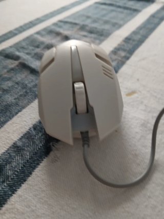 Ratón Gamer Blanco LED