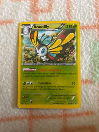 Carta Pokémon Beautifly Etapa 2 130 HP