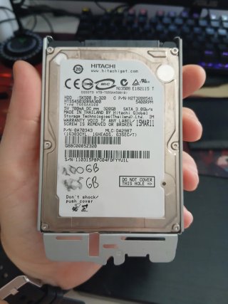 Disco Duro Hitachi 320GB SATA 3.0Gb/s